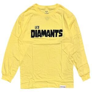 Diamond Supply Co. Men's T-Shirt Les Diamants Long Sleeve Crewneck Tee